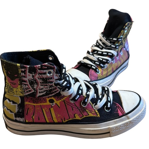 CONVERSE BATMAN X CHUCK 70 HIGH '80TH ANNIVERSARY UNISEX SNEAKER MEN: 5 WOMEN: 7 - Picture 1 of 13